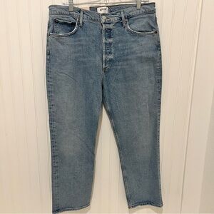 Agolde NWT Women's Straight Leg Jeans - Light Blue